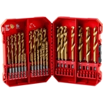 Milwaukee SHOCKWAVE RED HELIX 29 Piece Titanium Drill Bit Set 48-89-4672