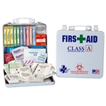 Certified Safety 24-Person Class A 21 ANSI & BBP First Aid Kit With Metal Case K622-020