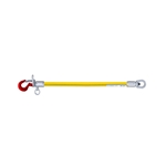 Utility Solutions BLUE STRIPE® Link Stick - 18" Fiberglass Length, Stick-Operable Safety Hook & Swivel Eye USLS-018-STOP