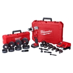 Milwaukee M18 FORCE LOGIC six Ton Knockout Tool half inch to four inch Kit 2677-23