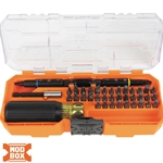 Klein KNECT™ 46-Piece Impact-Rated Multi-Bit Screwdriver / Nut Driver Set 32501HD