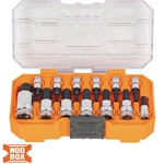 Klein 13 Piece Knurled Hex Bit Socket Set Metric 65213HEXM