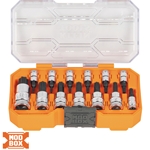 Klein 13-Piece Knurled TORX® Bit Socket Set 65213TX