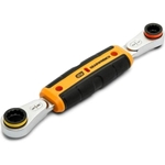 Gearwrench 1000V Insulated Lineman 2-in-1 Ratcheting Box Wrench - 1/2, 5/8 GWULRW1258