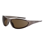 Crossfire Core Polarized HD Brown Lens With Mocha Brown Frame Safety Glasses 181813