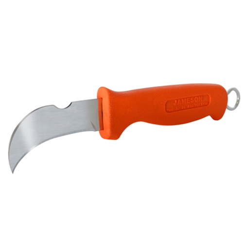Jameson Hawkbill Skinning Knife With Orange Handle 3270O