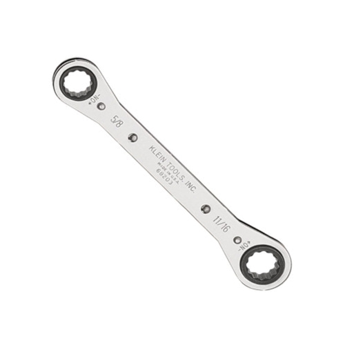 Klein Ratcheting Box Wrench 5/8" x 11/16" 68203