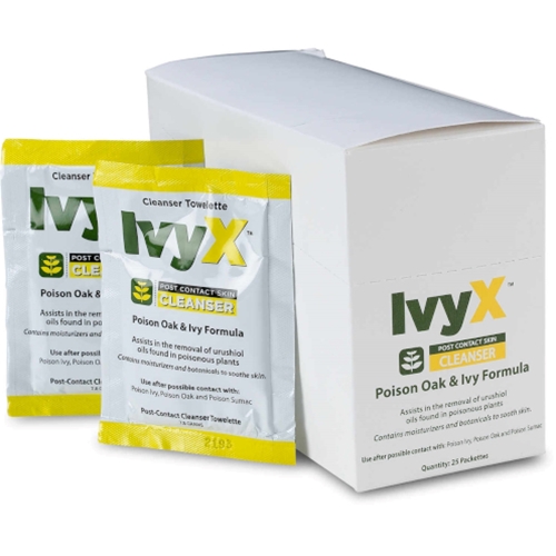 Ivy-X Post-Contact Skin Cleanser Towelette 25/Box 84640