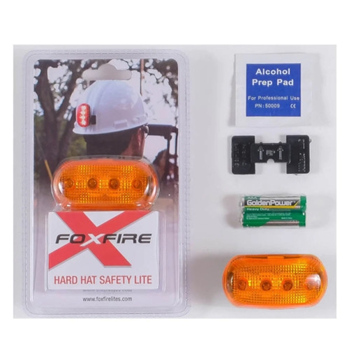 FoxFire Amber LED Hard Hat Safety Lite Kit EHHLA