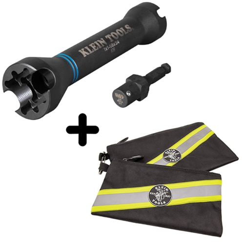 Klein 5-In-1 Deep Impact Socket With Adapter NRHD