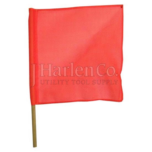 Safety Flag 18" Bright Orange Mesh Warning Flag SFKV1824