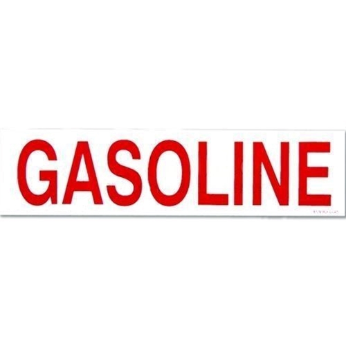 Safety Label "GASOLINE" U2080-GAS