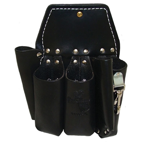 Buckingham 5 Tool Black Leather Pouch 42266-BL