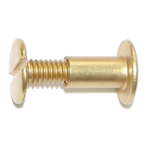 Brass Barrel Screw & Nut for Leather Pouches C3858
