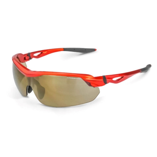 Crossfire CIRRUS Gold Mirror Lens and Burnt Orange Frame Safety Glasses 39812