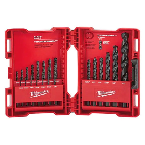 Milwaukee THUNDERBOLT® Black Oxide Drill Bit Set - 21PC 48-89-2801