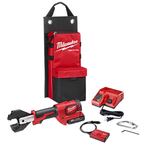 Milwaukee M18™ FORCE LOGIC™ Cable Cutter Kit with 477 ACSR Jaws 2672-21S