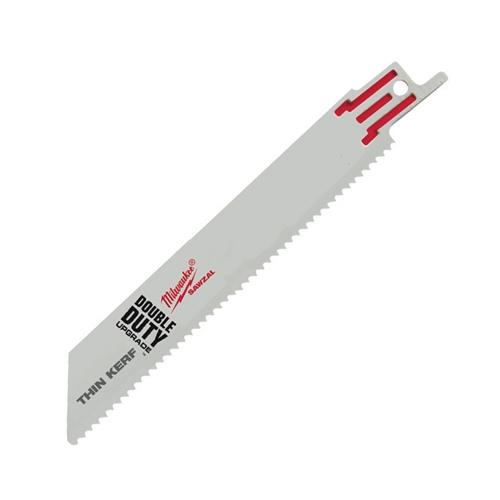 MILWAUKEE 6" 24 TPI Thin Kerf SAWZALL® Blades 5 Pk 48-00-5186 