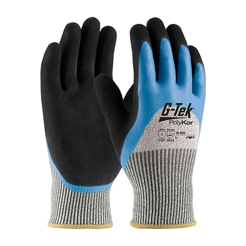 G-Tek® PolyKor® Double Dipped Knit Glove 16-820