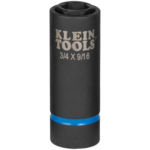Klein 2-IN-1 Impact Socket 9/16 x 3/4 6-Point 66004