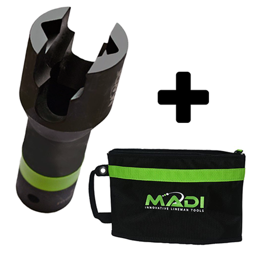 MADI Slot Socket Plus & FREE Stand-Up Tool Pouch