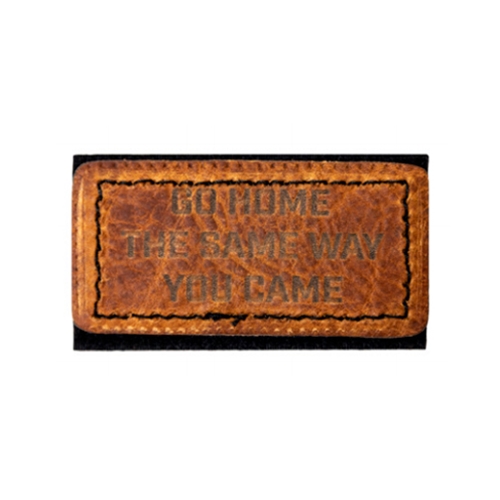 Buckingham Buck-It Rail System Accessories: Heritage "Go Home The Way You Came" Tag 4507-17