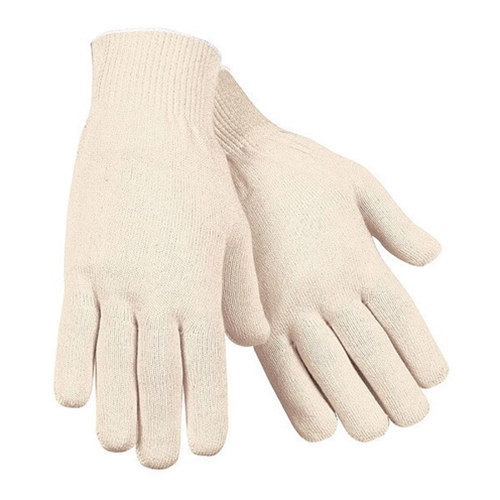 MCR Safety 100 Percent Cotton 13 Gauge String Knit Glove Liners One Dozen Pairs