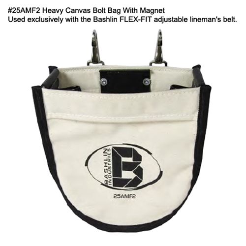 Bashlin FLEX FIT Canvas Bolt Bag With Magnet 25AMF2