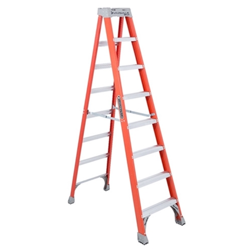 Louisville Eight Foot Type-IAA 375-lb Fiberglass Step Ladder