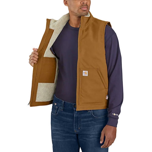 J Harlen Co. - Carhartt FR Duck Sherpa Lined Vest 104981