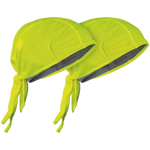 Klein 60546 Cooling Do Rag 2 Pack High Visibility Yellow