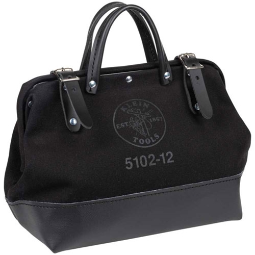 Klein 510212BLK 12 Inch Black Canvas Tool Bag