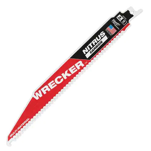 Milwaukee WRECKER SAWZALL Blade With Nitrus Carbide 9 Inch Length