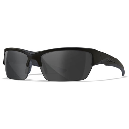 Wiley X WX VALOR Safety Glasses Matte Black Frame, Smoke Grey Lens CHVAL01