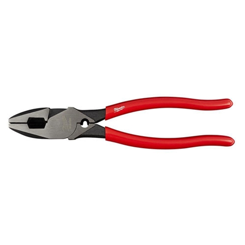 Milwaukee 9 Inch High Leverage Lineman's Pliers With Crimper 48-22-6500