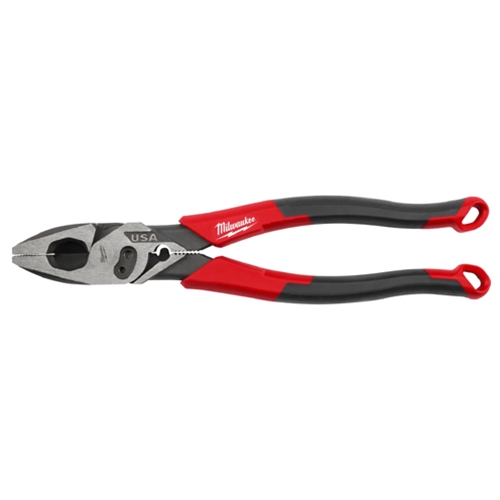 Milwaukee USA MADE Comfort Grip 9 Inch Lineman Pliers With Crimper & Bolt Cutter MT550C