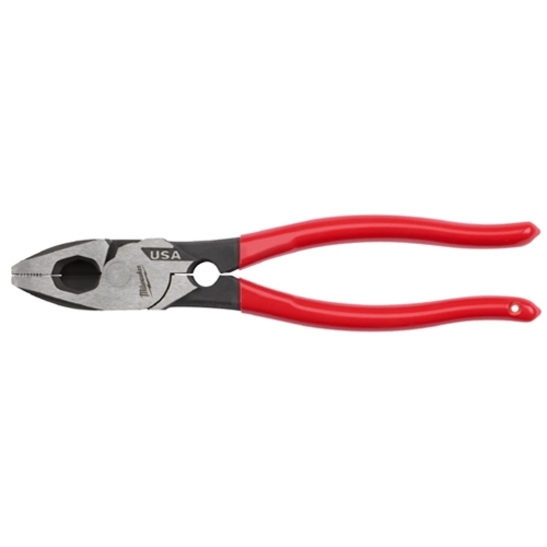 Milwaukee USA MADE Dipped Grip 9 Inch Lineman Pliers With Thread Cleaner MT500T