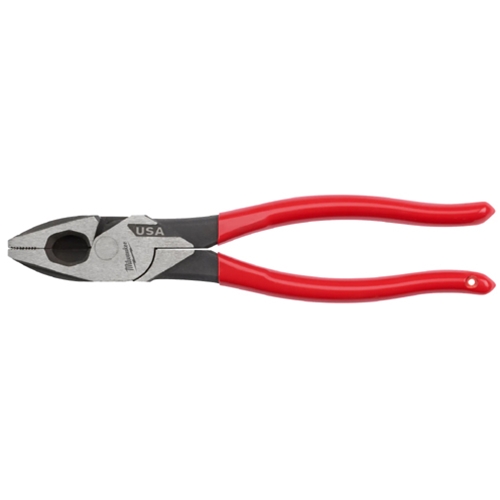 Milwaukee USA MADE Dipped Grip 9 Inch Lineman Pliers MT500
