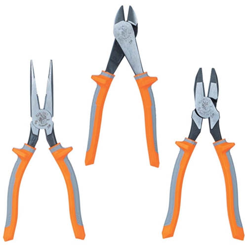 Klein 1000V Insulated 3 Piece Tool Set With Cutters and Pliers 9420R