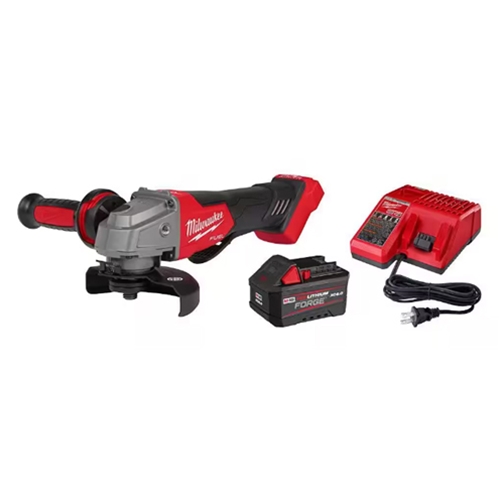 Milwaukee M18 FUEL 4-1/2 to 5 Inch Grinder (Paddle Switch) Kit With 6.0Ah FORGE Battery 2880-21F