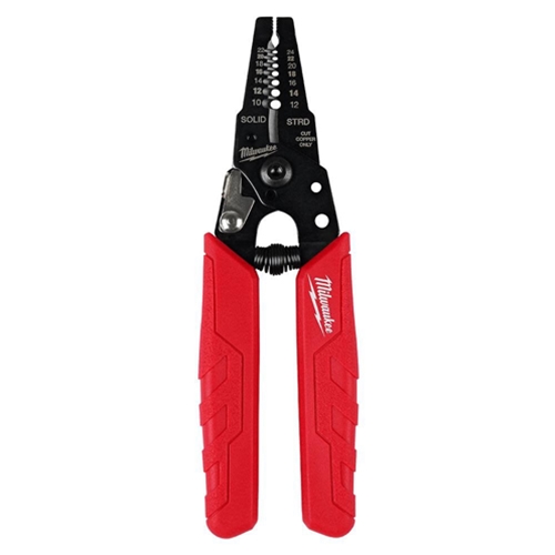 Milwaukee 10 to 24 AWG Compact Comfort Grip Wire Stripper & Cutter 48-22-3044