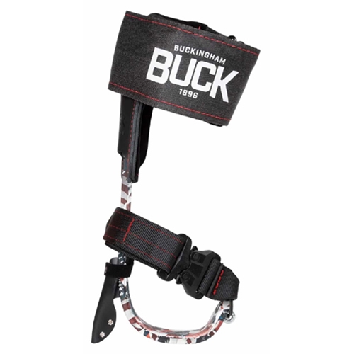 Buckingham BuckAlloy Climber Kit With Angled Cinch Pads American Flag A94K7F1G2-FL