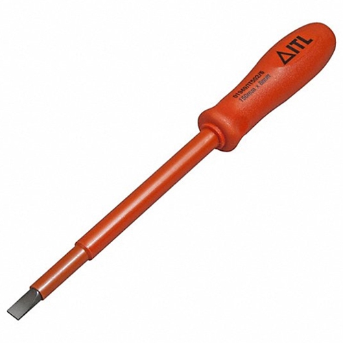 Insulated Tools Ltd 1000V Insulated Screwdriver 6 Inch x 5/16 Inch Slotted  01940