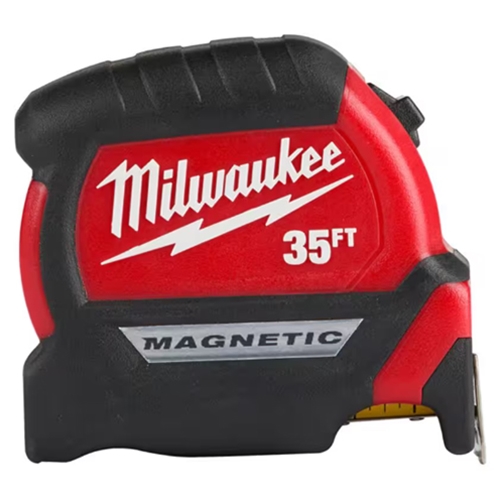 Milwaukee 35' Compact Wide Blade Magnetic Tape Measure 48-22-0335