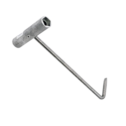 Utility Solutions Penta Wrench With Manhole Cover Hook USUW-001